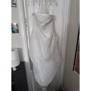Cosmobella Vintage Ivory Lace Wedding Dress Size 12